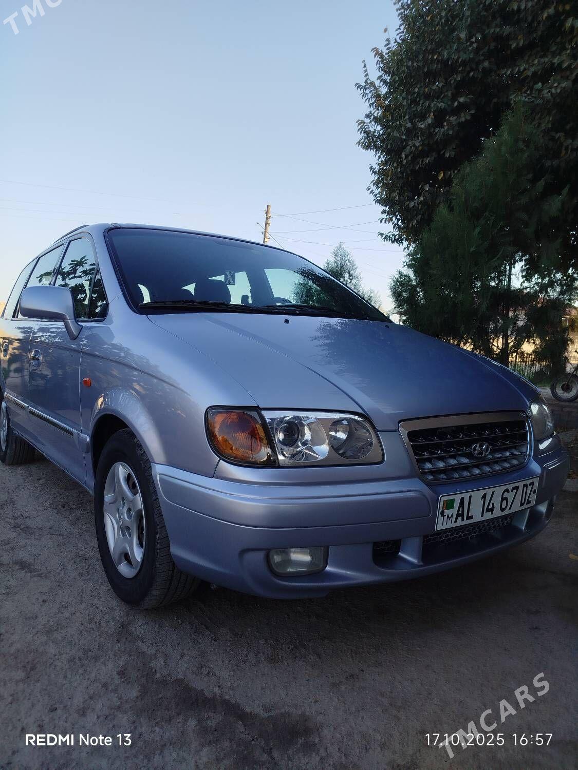 Hyundai Trajet 2001 - 90 000 TMT - Шабатский этрап - img 1