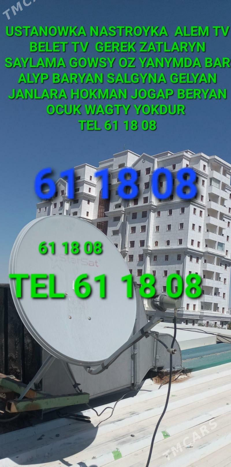 USTANOWKA ANTEN ALEM BELET TV - Aşgabat - img 2