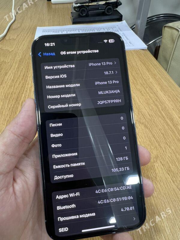iPhone 13 Pro 128gb Синий 84% - Türkmenbaşy - img 3