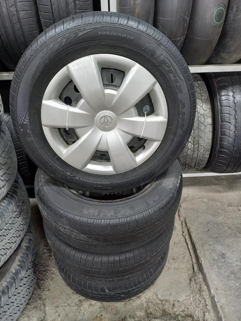 195/65/15 teker diska kalpak 1 500 TMT - Ak bugdaý etraby - img 1