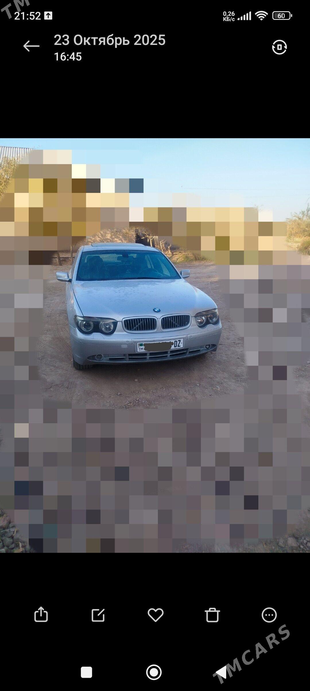 BMW 740 2003 - 110 000 TMT - Кёнеургенч - img 2