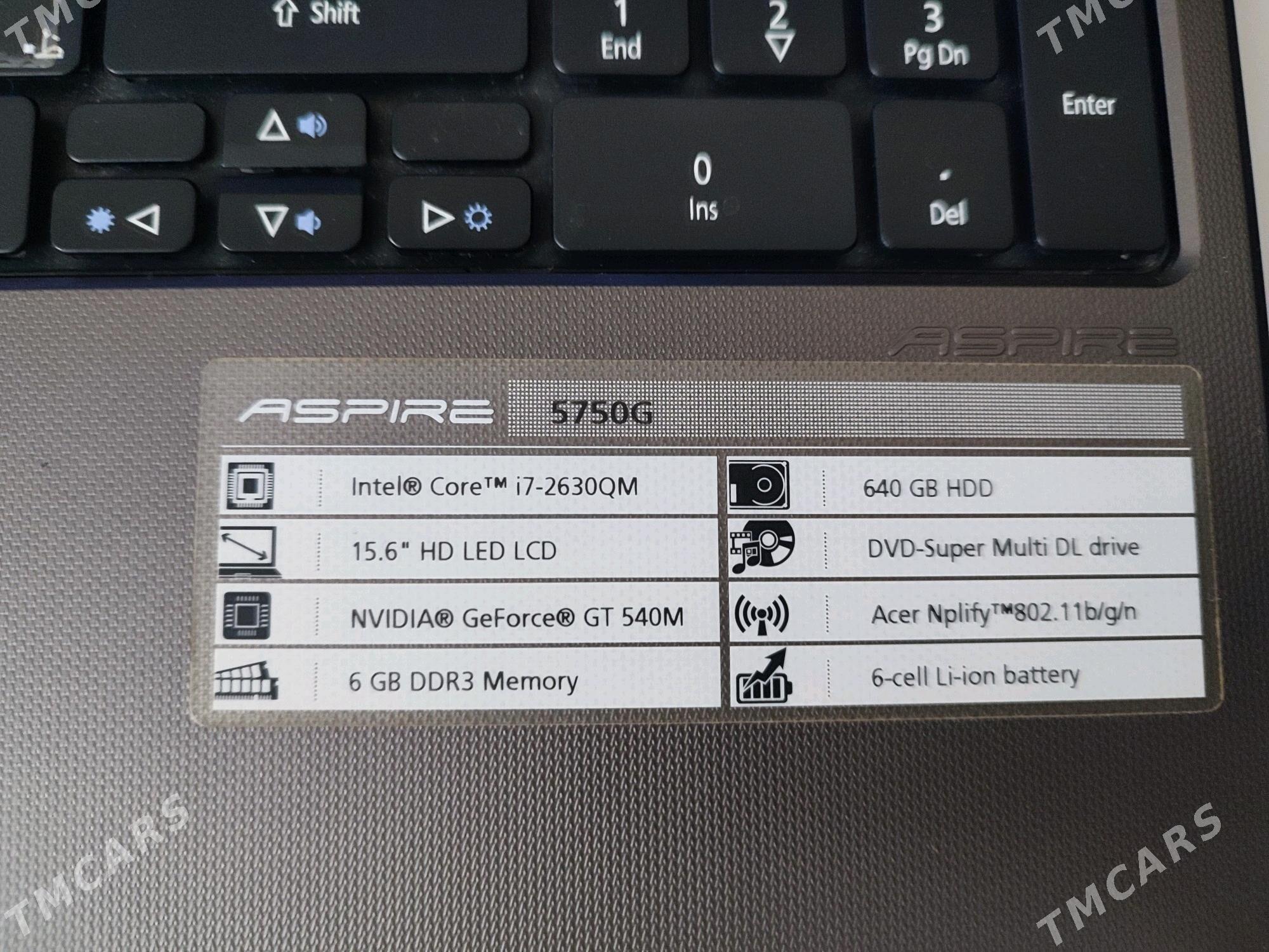 Notebook Acer i7-2630QM - Балканабат - img 2