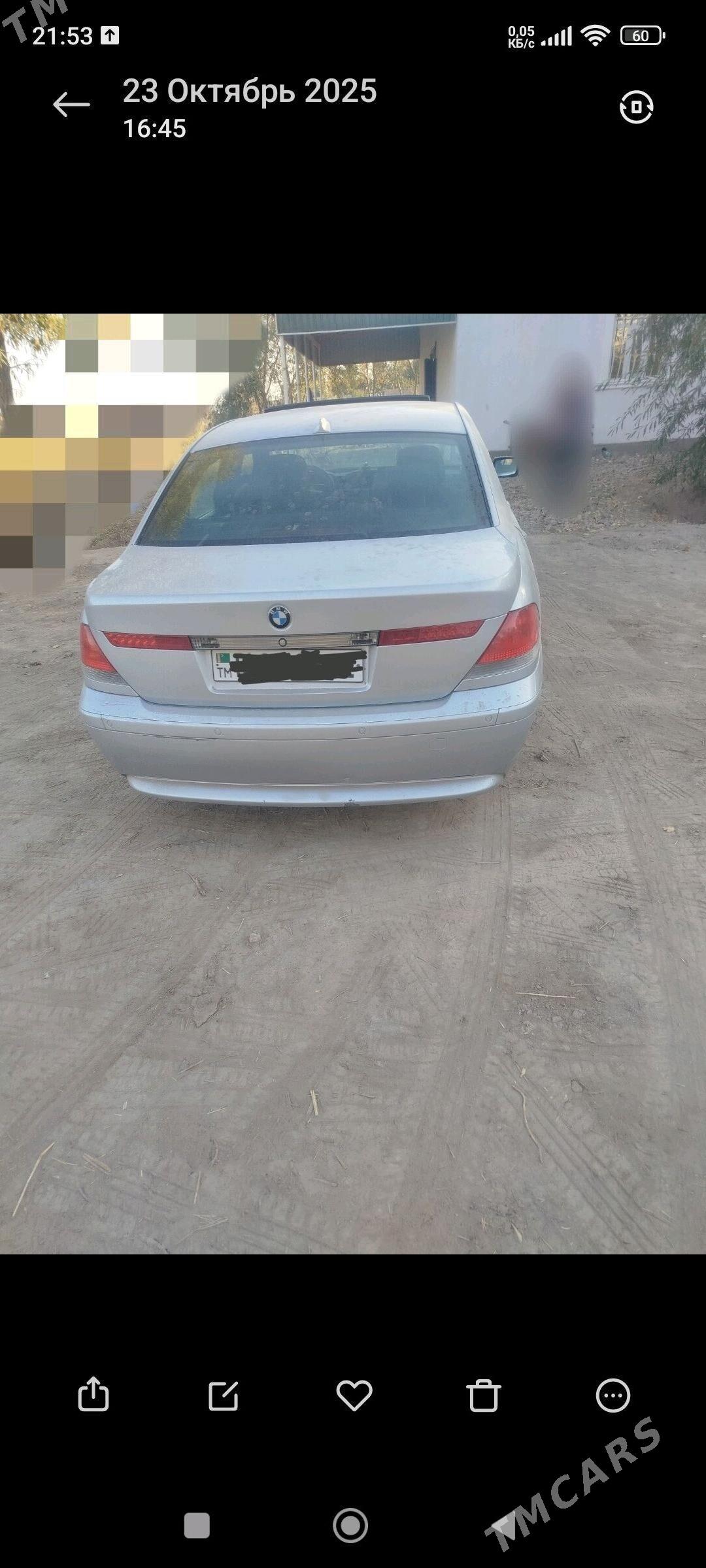 BMW 740 2003 - 110 000 TMT - Кёнеургенч - img 4