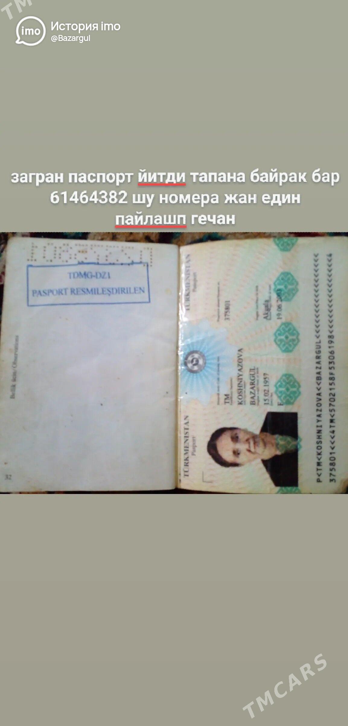 Zagran pasport - Köneürgenç - img 1