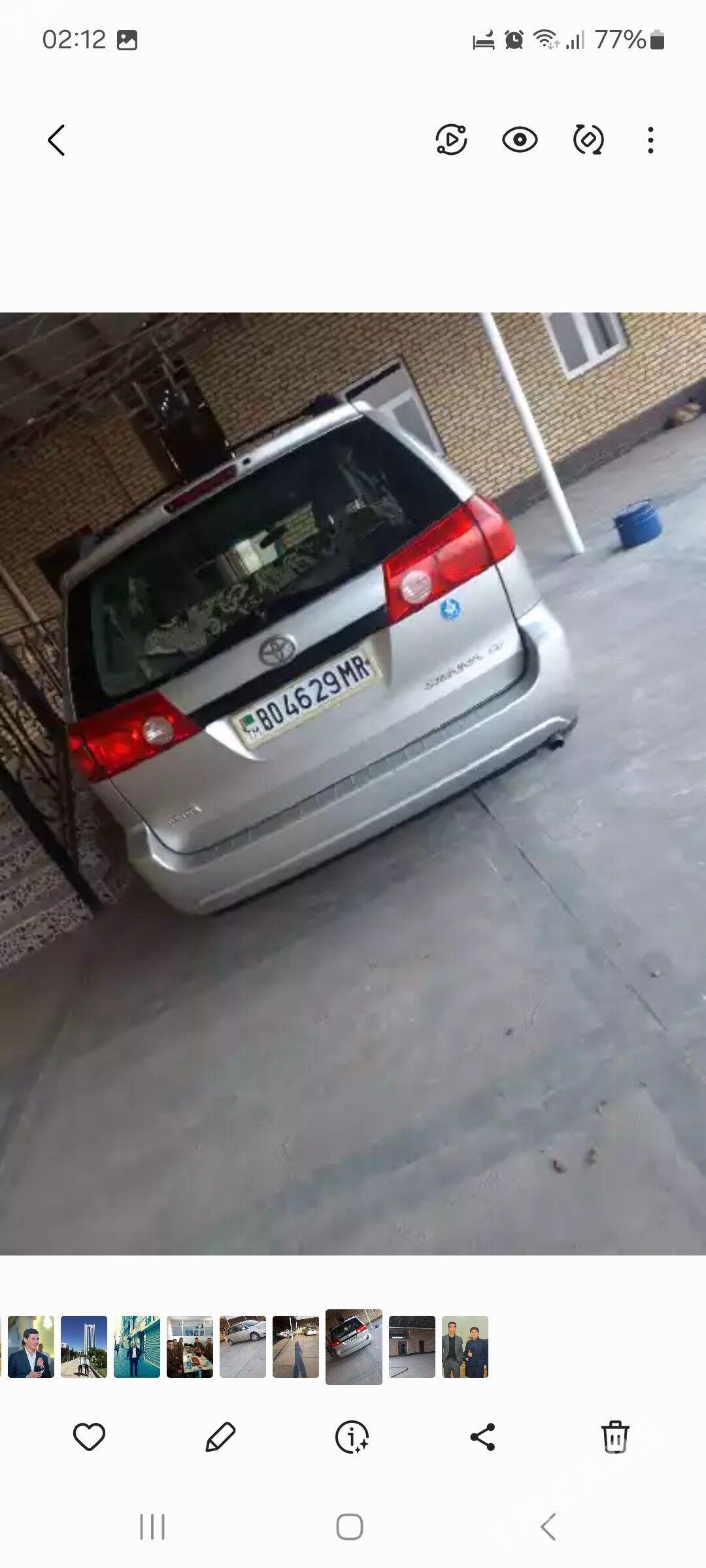 Toyota Sienna 2008 - 250 000 TMT - Ýolöten - img 1