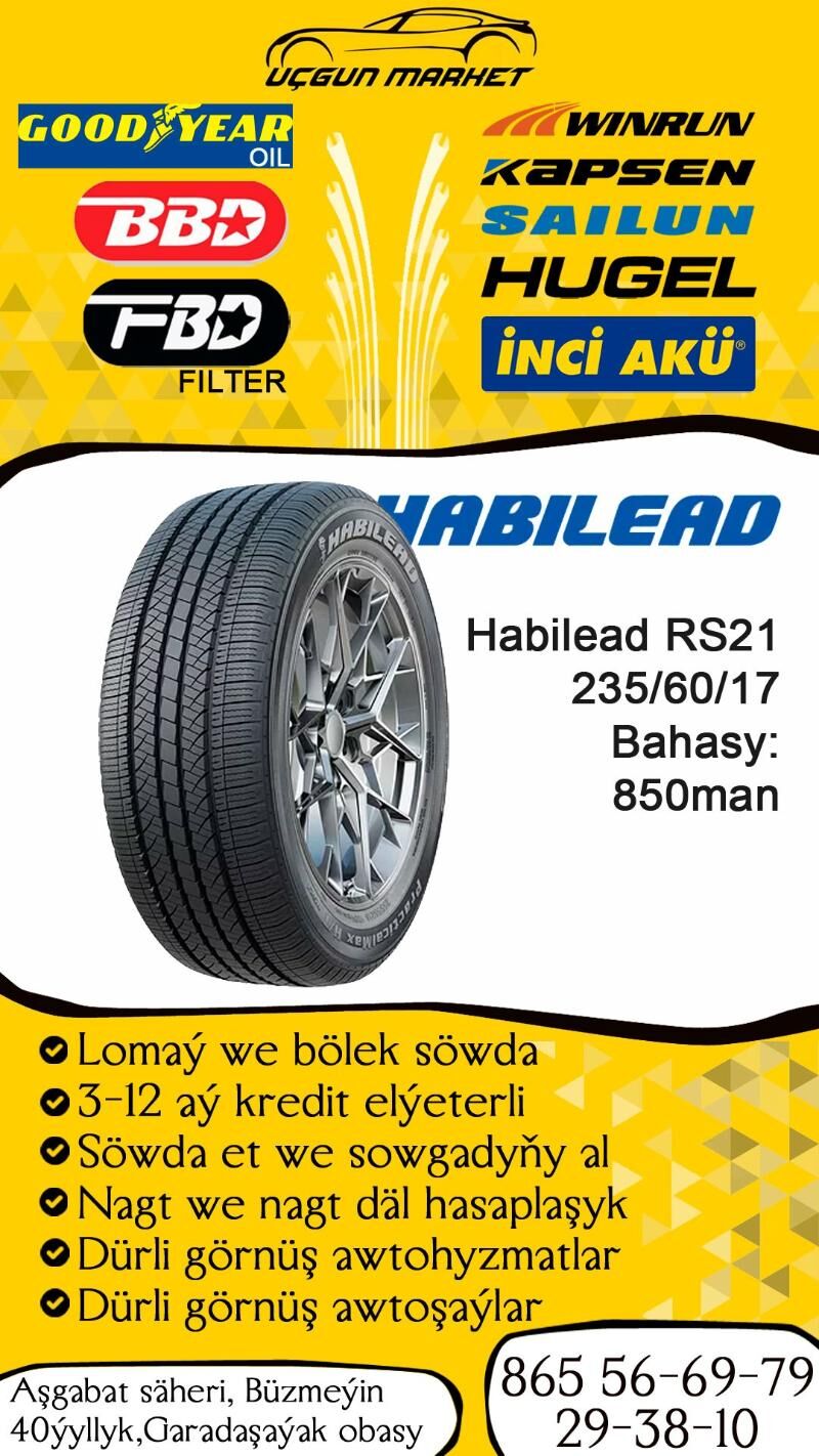 👉HABILEAD 205 55 16 HABLID💥 - Ашхабад - img 1