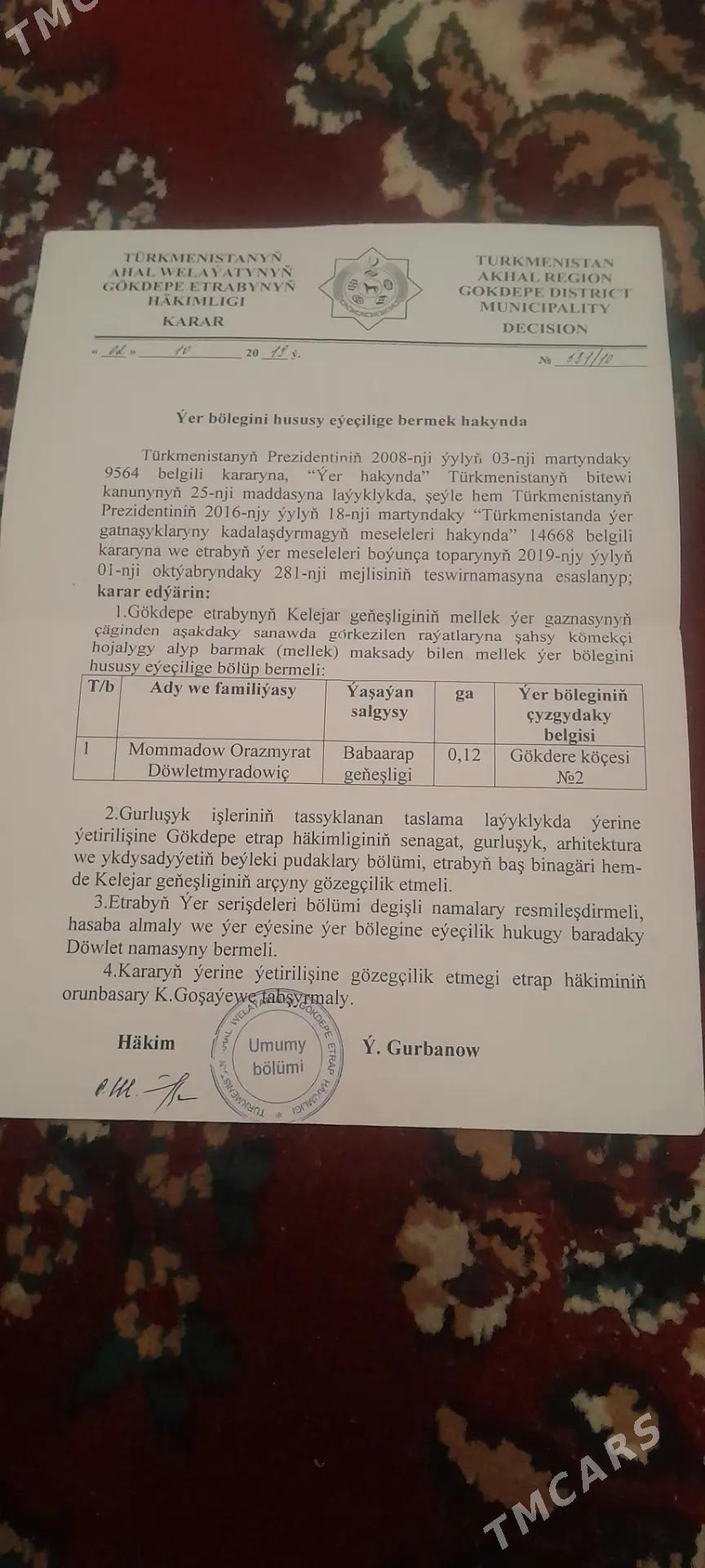 Gökdepe satlyk - Aşgabat - img 3