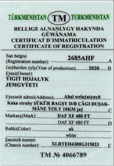 Tehpasportlar yitdi - Ак-Бугдайский этрап - img 1