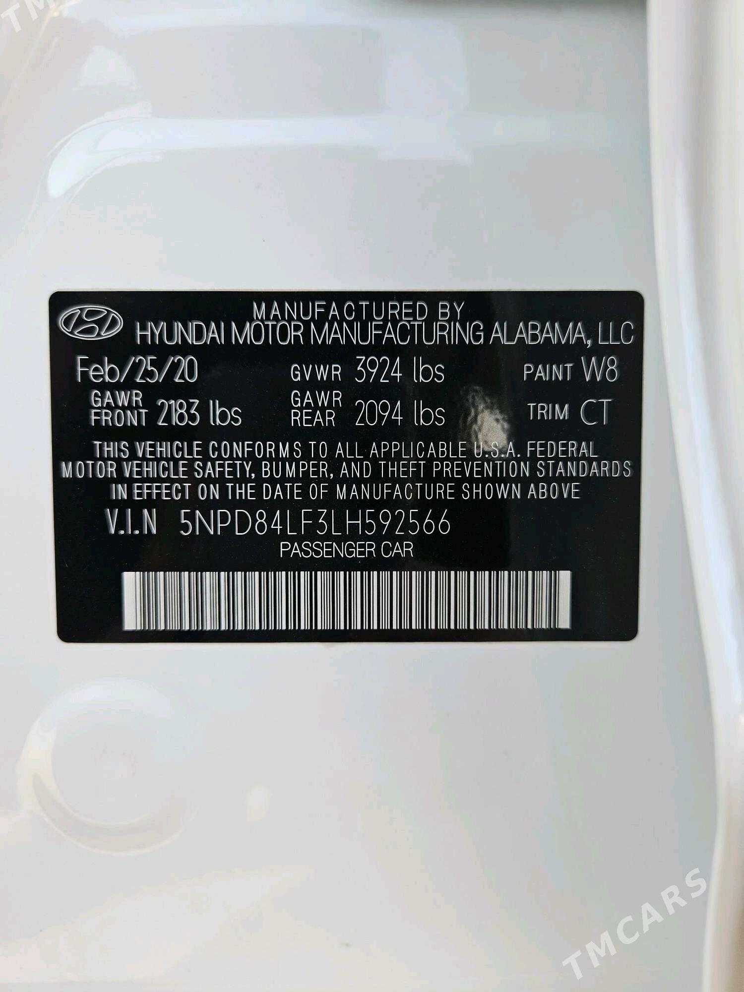 Hyundai Elantra 2020 - 230 000 TMT - Ашхабад - img 9