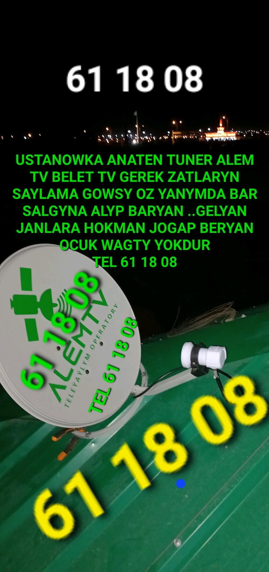 USTANOWKA ANTEN ALEM BELET TV - Aşgabat - img 7