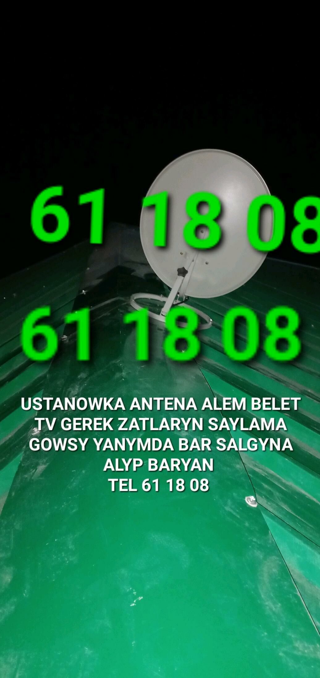 USTANOWKA ANTEN ALEM BELET TV - Aşgabat - img 9