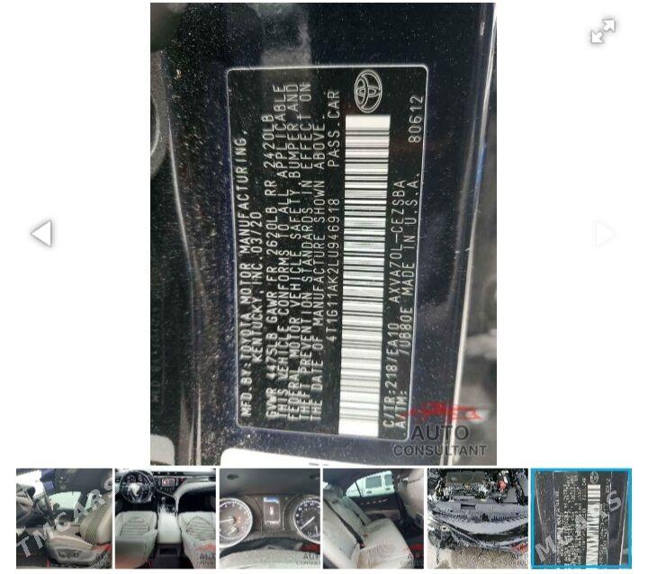 Toyota Camry 2020 - 340 000 TMT - Туркменабат - img 10