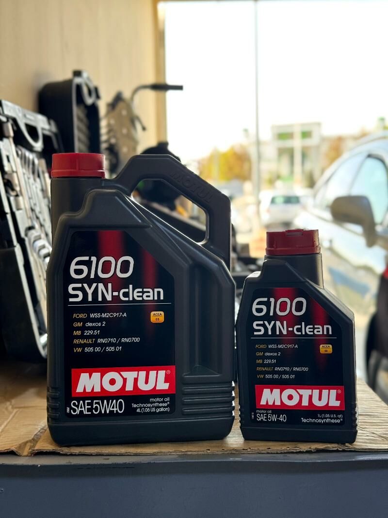MOTUL 6100 SYN-clean 5W40 99 TMT - Ашхабад - img 1