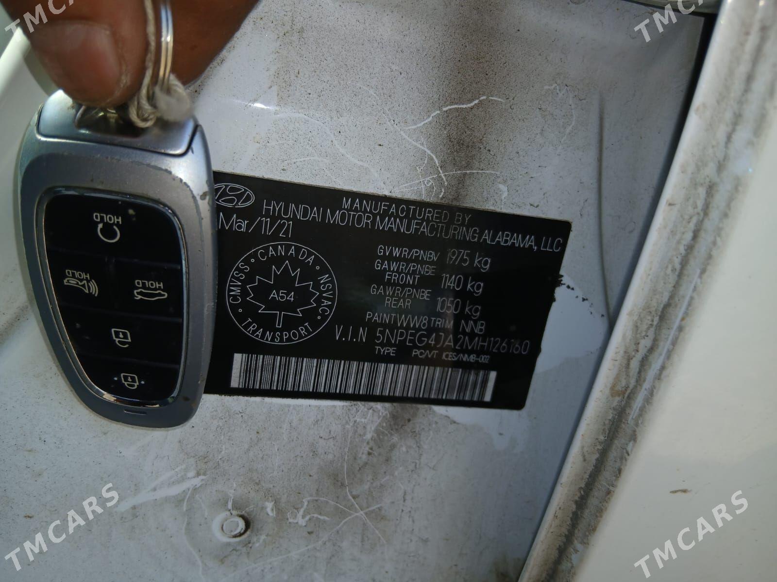 Hyundai Sonata 2021 - 237 000 TMT - Мары - img 4