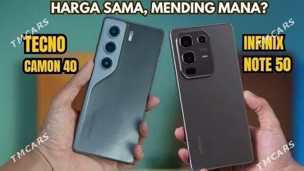 Tecno Infinix SATYN ALYAS spark 20 camon 40 pro GO - Ашхабад - img 1
