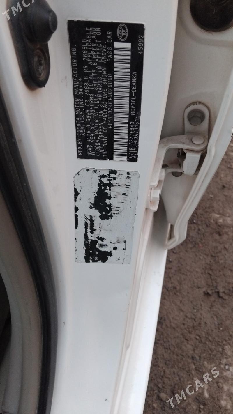 Toyota Camry 2004 - 180 000 TMT - Babadaýhan - img 6