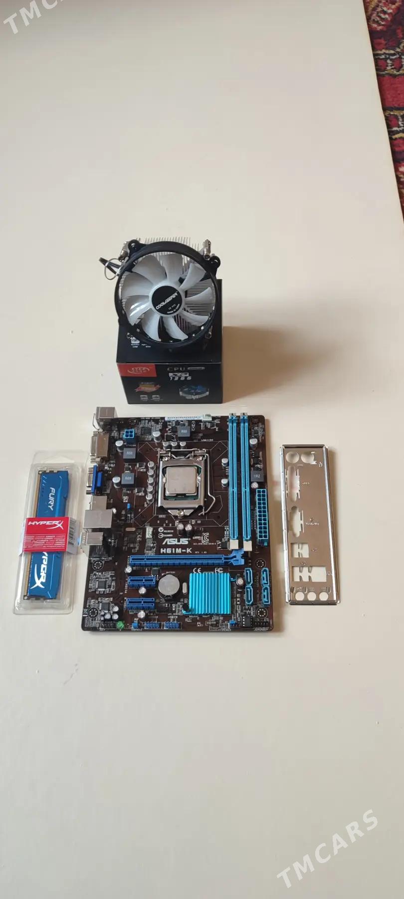 PLATA ASUS H61 I5 2-NJI RAM 8G - Baýramaly - img 1