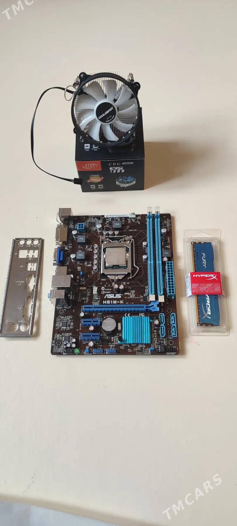 PLATA ASUS H61 I5 3-NJI RAM 8G - Baýramaly - img 1