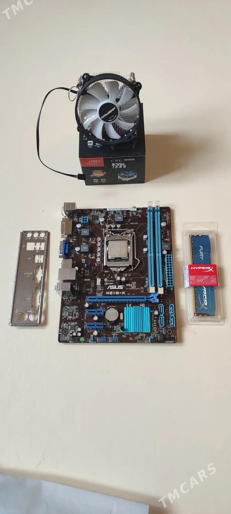 PLATA ASUS H61 I5 3-NJI RAM 8G - Baýramaly - img 2