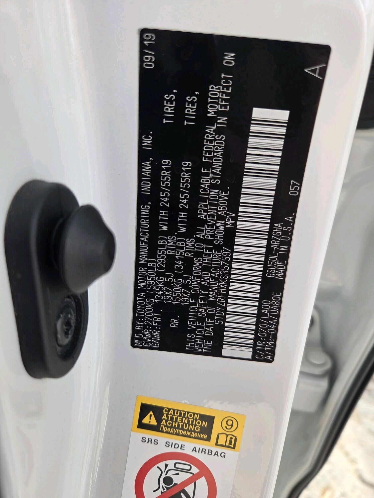 Toyota Highlander 2019 - 700 000 TMT - Aşgabat - img 5