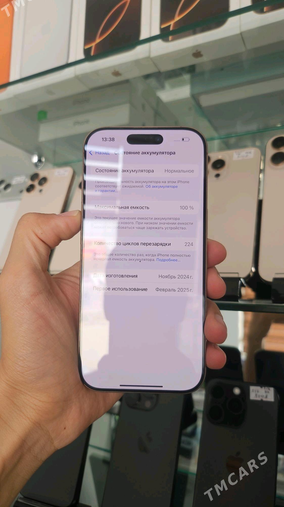 iphone 16pro 128gb 100% - Aşgabat - img 2