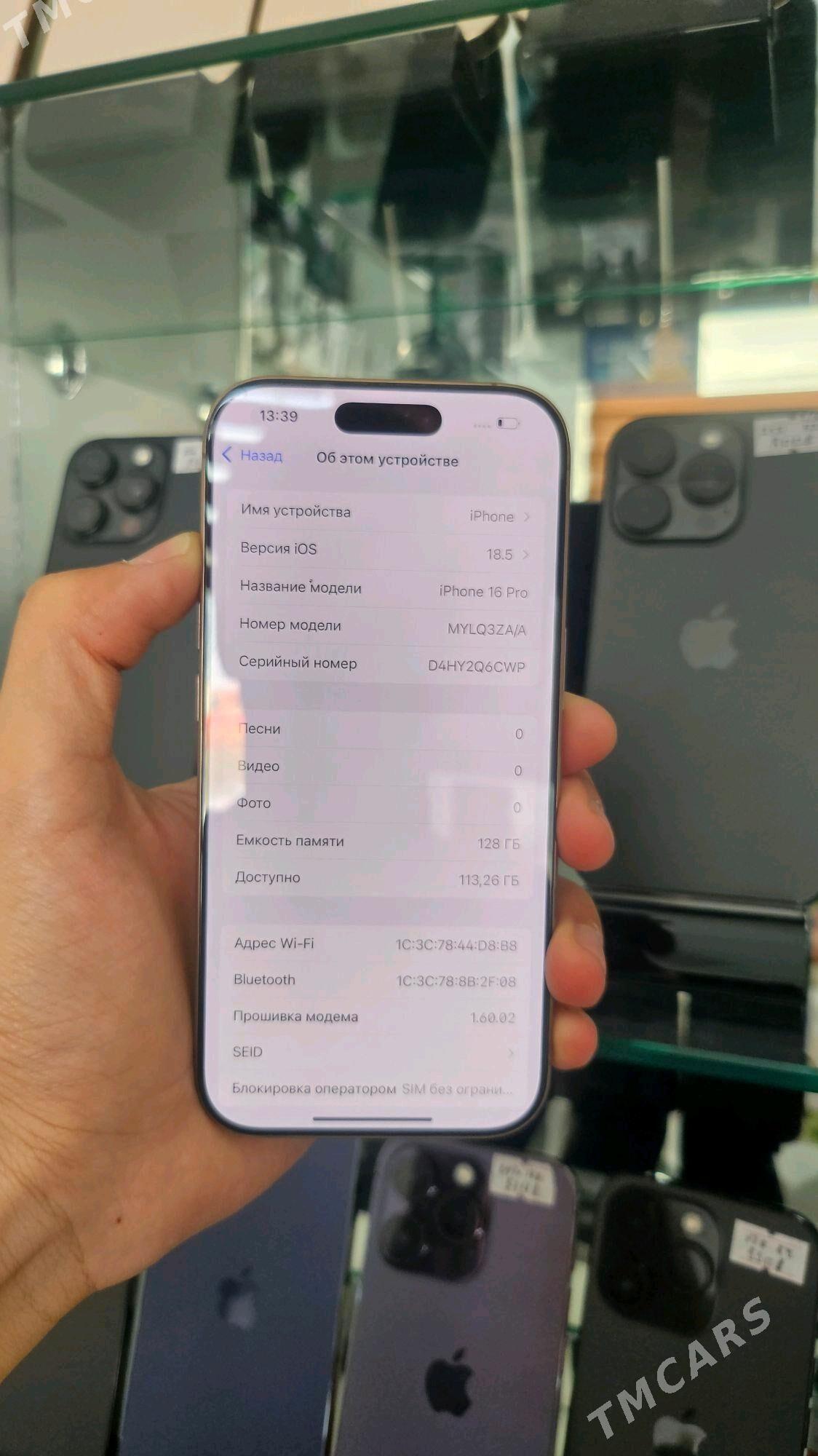 iphone 16pro 128gb 100% - Aşgabat - img 3