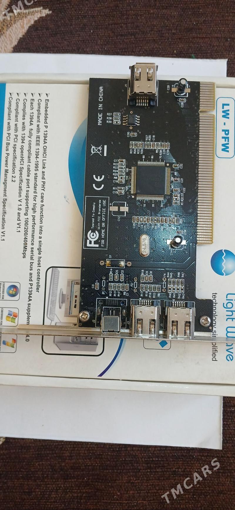 PCI FIREWIRE IEEE 1394A CARD. - Балканабат - img 1