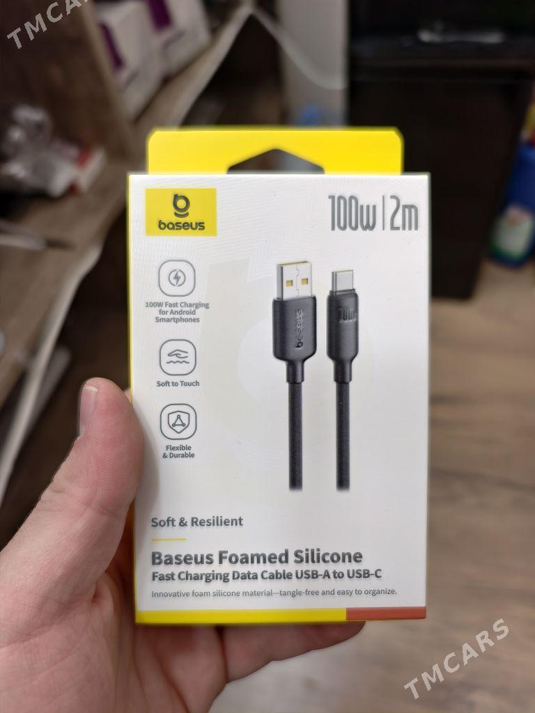 Baseus usb  2 metr 100w - Aşgabat - img 2