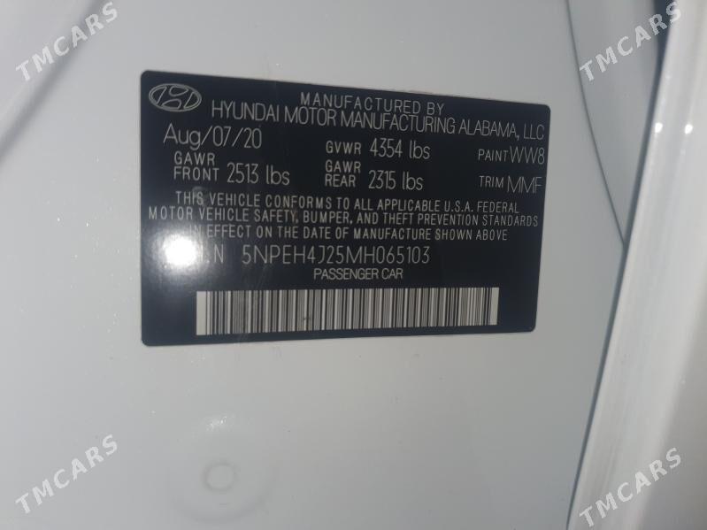 Hyundai Sonata 2020 - 320 000 TMT - Ашхабад - img 2