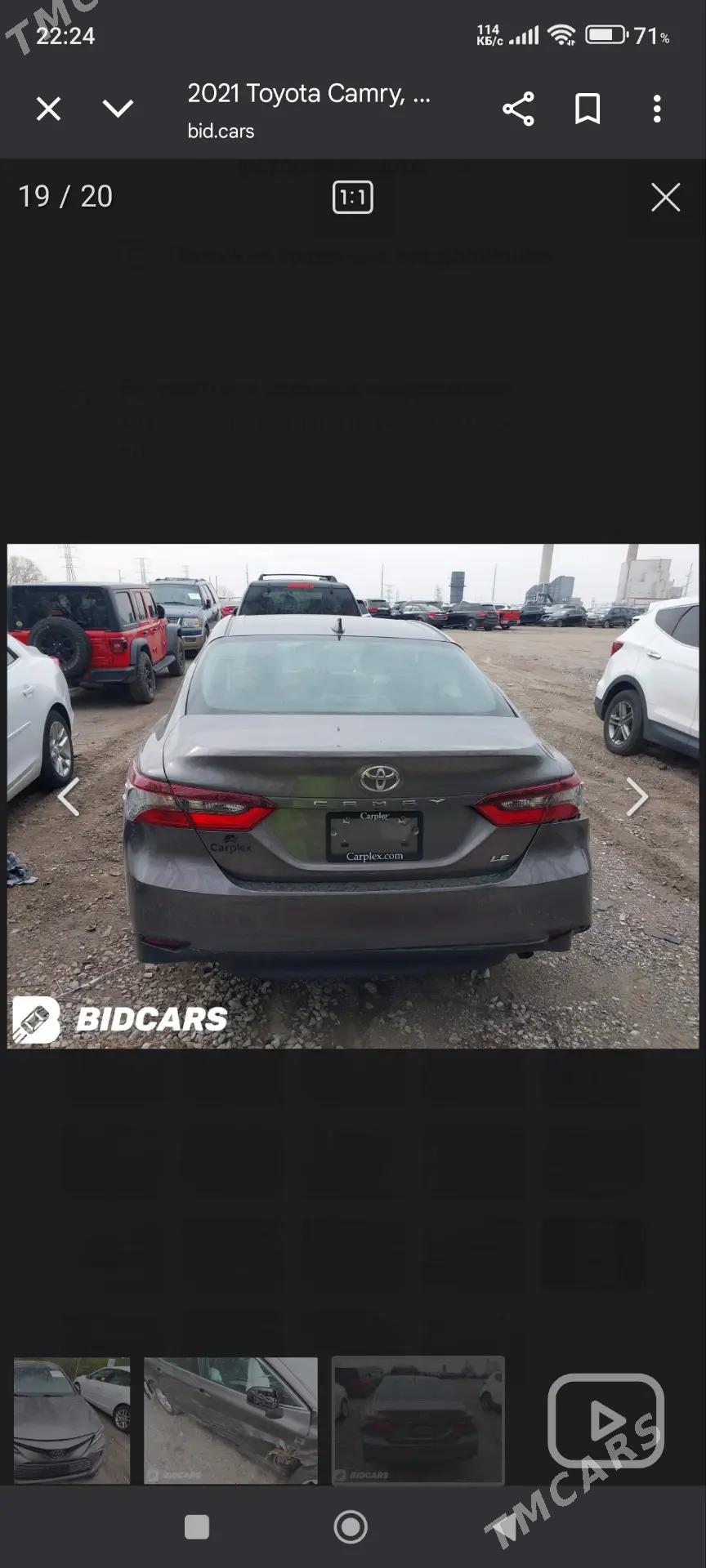 Toyota Camry 2021 - 265 000 TMT - Мары - img 2