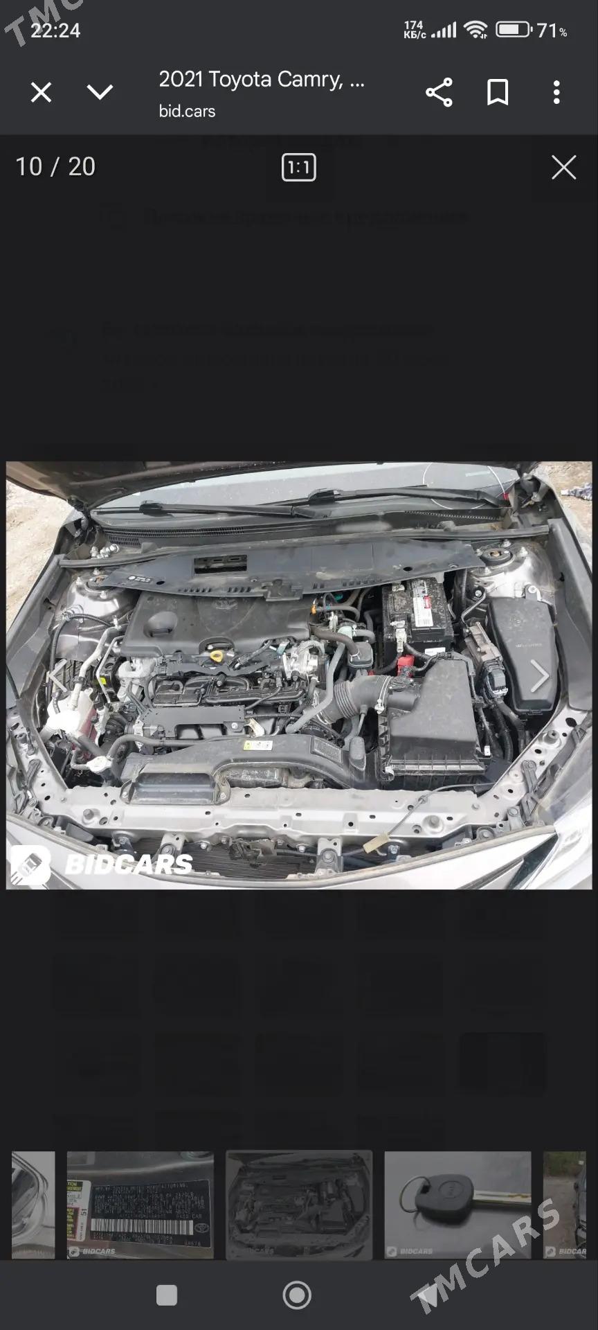 Toyota Camry 2021 - 265 000 TMT - Мары - img 4
