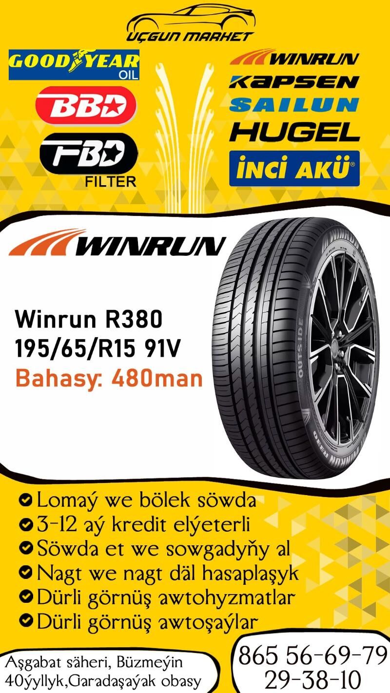 💥2025 WINRUN R380💥AKSIYA BAH 480 TMT - Бузмеин - img 1