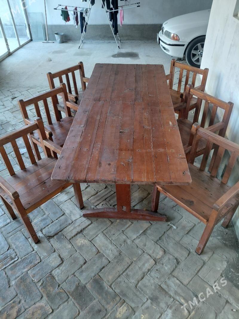 комплект стол со стульями - Туркменабат - img 2