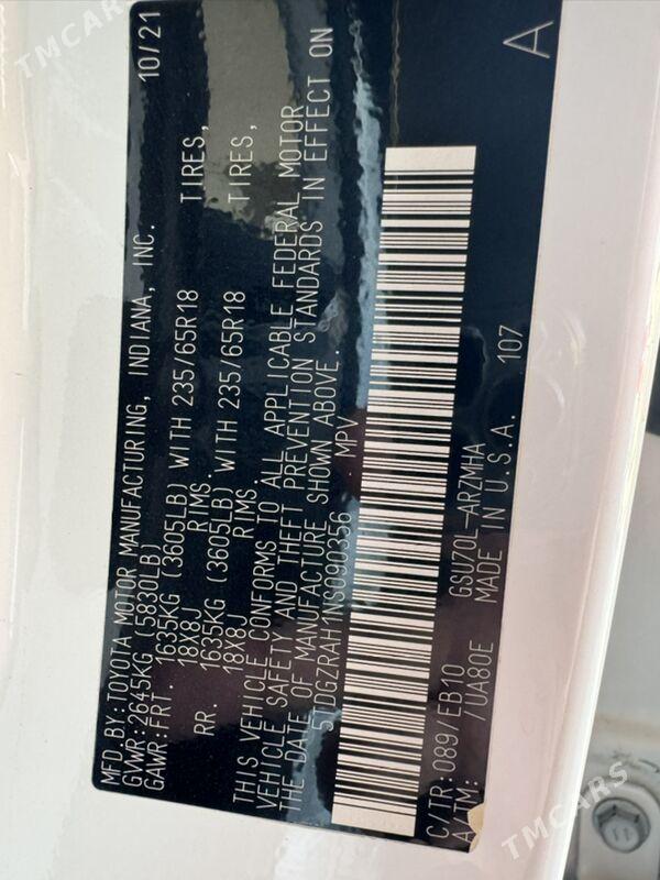 Toyota Highlander 2022 - 500 000 TMT - Baýramaly - img 6