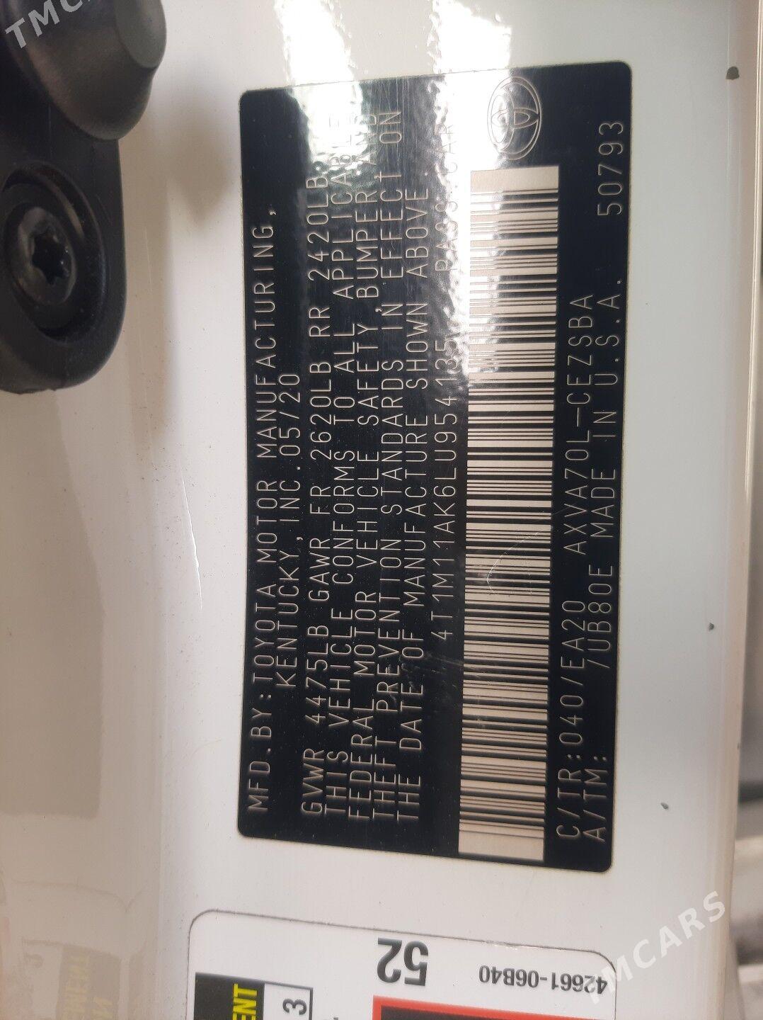 Toyota Camry 2020 - 315 000 TMT - Чоганлы - img 6