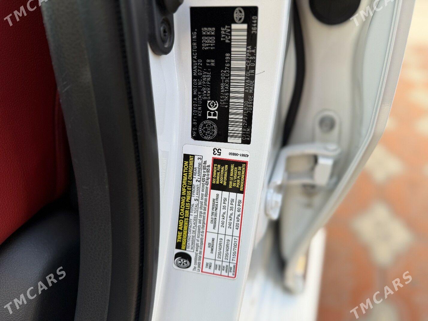 Toyota Camry 2020 - 400 000 TMT - Мары - img 6