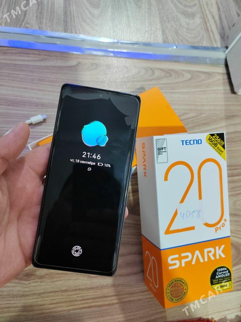 Tecno Spark 20 pro plus 8 /256 - Балканабат - img 1
