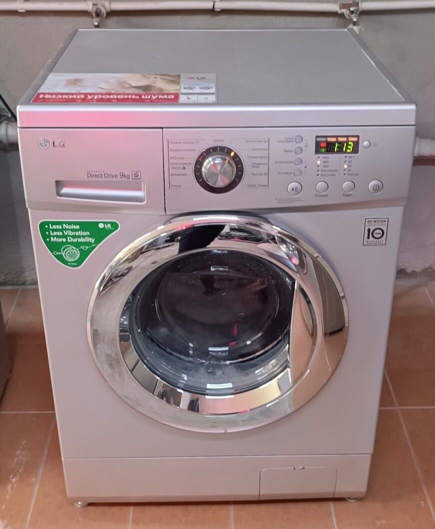 LG 9 кг Дд мотор прямой привод - Ашхабад - img 1
