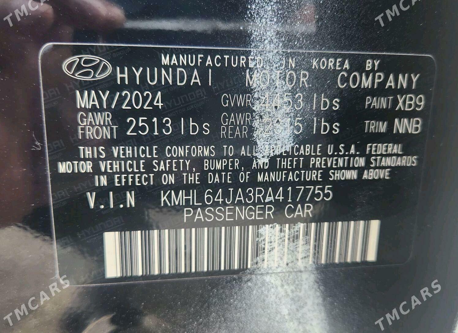 Hyundai Sonata 2024 - 315 000 TMT - 30 мкр - img 6