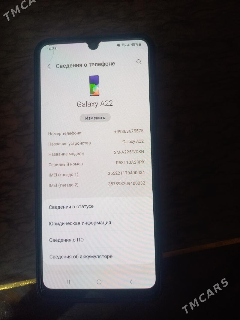samsung a22  4/64 - Türkmenabat - img 3