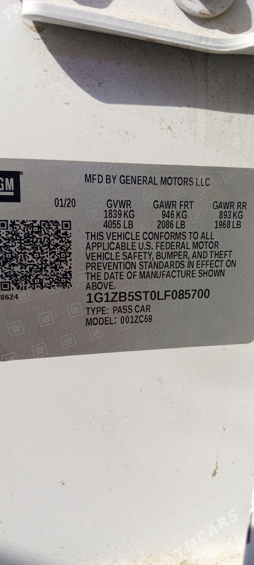 Chevrolet Malibu 2020 - 197 000 TMT - Aşgabat - img 8