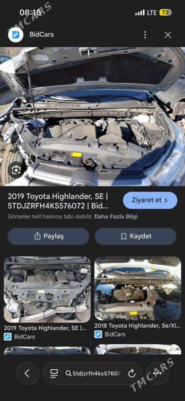 Toyota Highlander 2019 - 450 000 TMT - Aşgabat - img 3