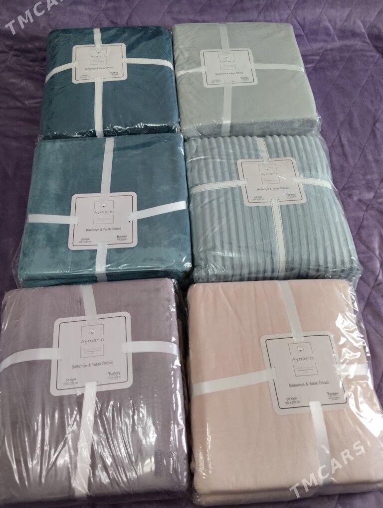 пледы, покрывало, наматрасник - Ашхабад - img 1