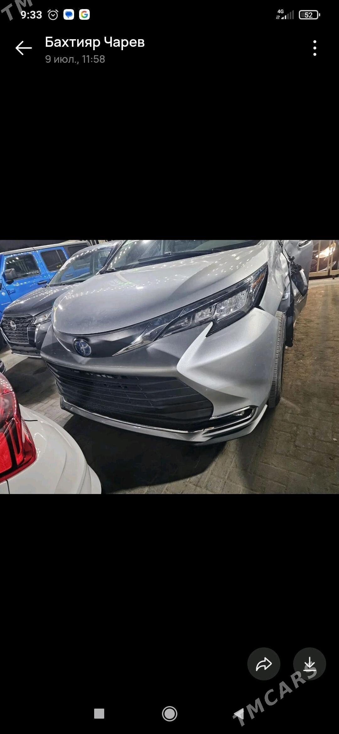 Toyota Sienna 2021 - 480 000 TMT - Дянев - img 1