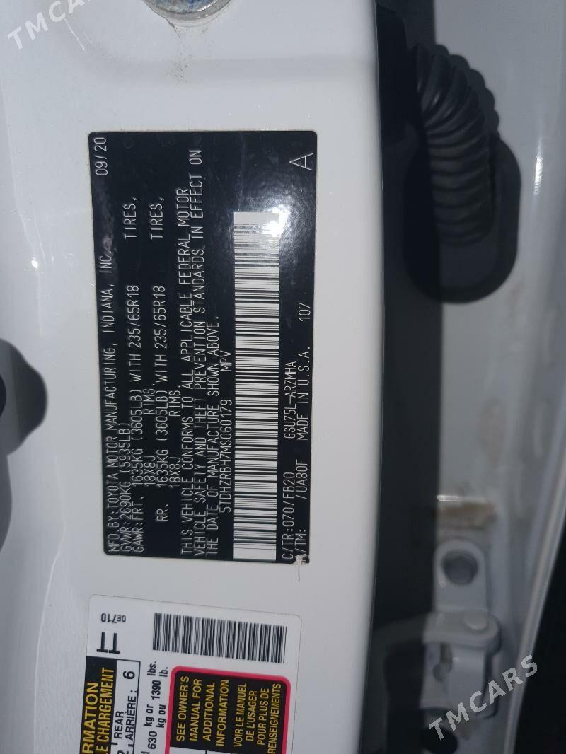 Toyota Highlander 2020 - 540 000 TMT - Mary - img 5