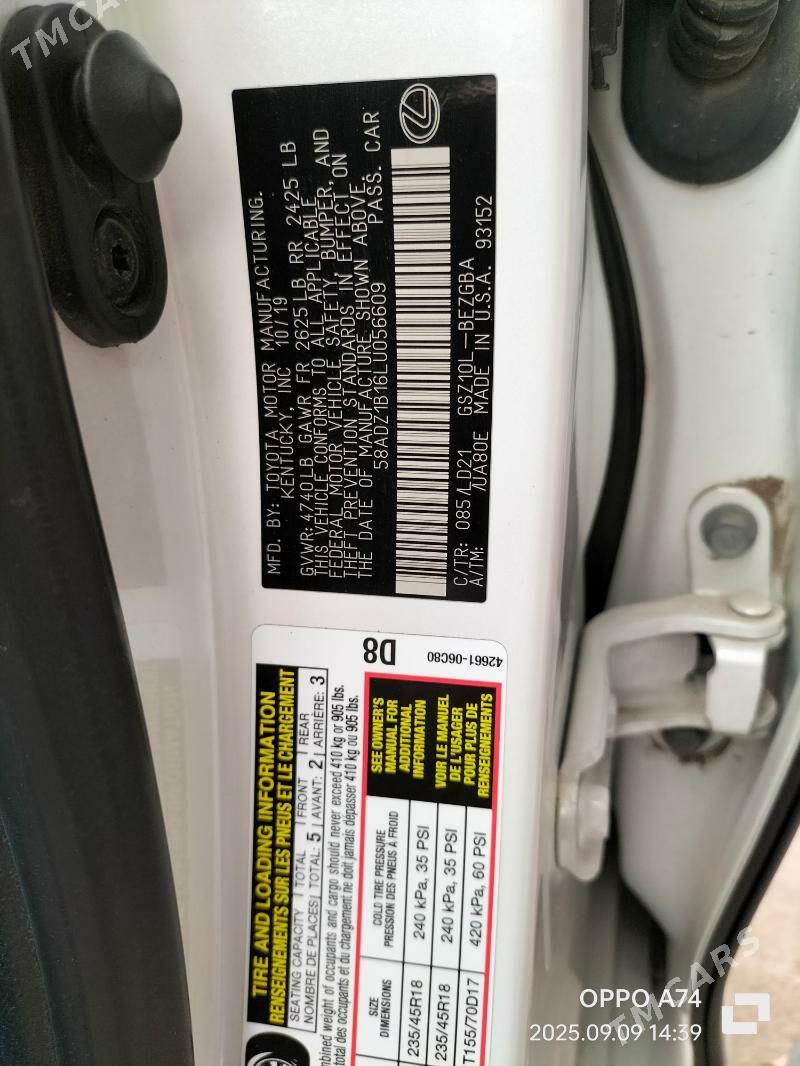 Lexus ES 350 2019 - 585 000 TMT - Türkmenabat - img 10