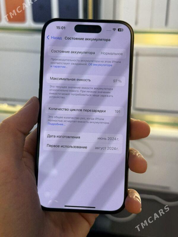 iPhone 15 Pro 256GB - Ашхабад - img 2