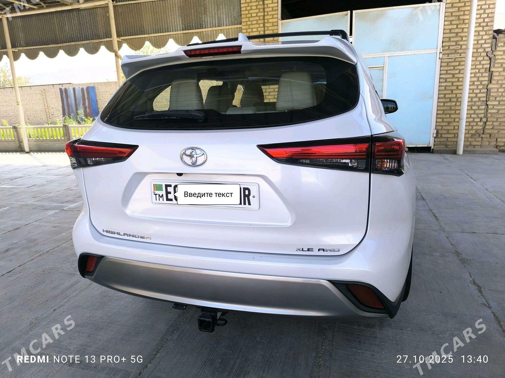 Toyota Highlander 2020 - 510 000 TMT - Wekilbazar - img 7