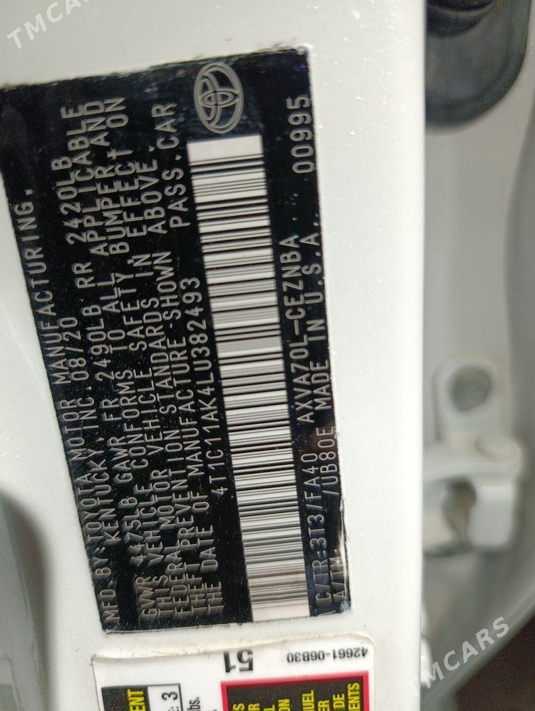 Toyota Camry 2020 - 300 000 TMT - Mary - img 8