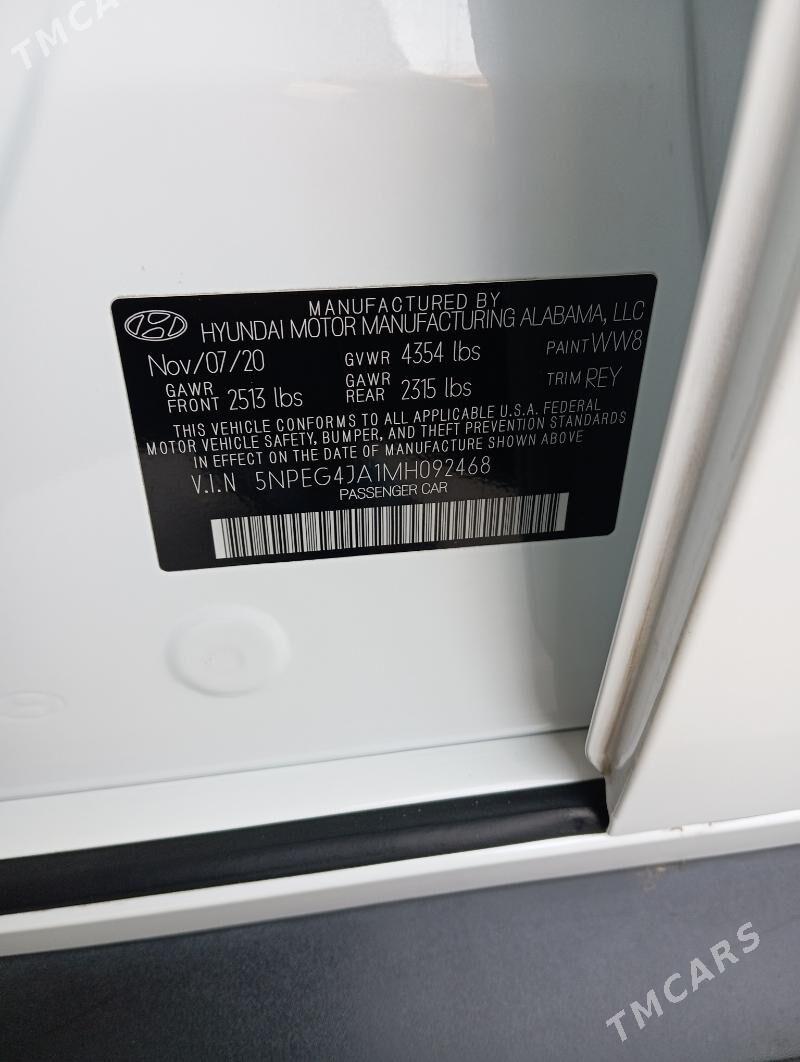 Hyundai Sonata 2020 - 265 000 TMT - Çoganly - img 10